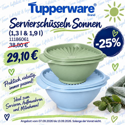 Tupperware ciotola solare - ciotola, duo