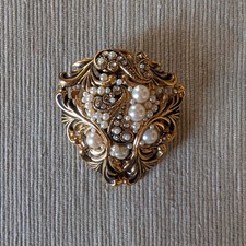 Spilla Vintage Rossi Bijoux