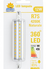 Lampadina LED R7S 12 W Lampada