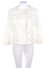 Giacca R JEANS Destroyed maniche 7/8 L off-white