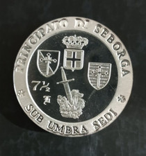 Principato di Seborga moneta 7 1/2 Luigini 1995 - argento 999 - rara