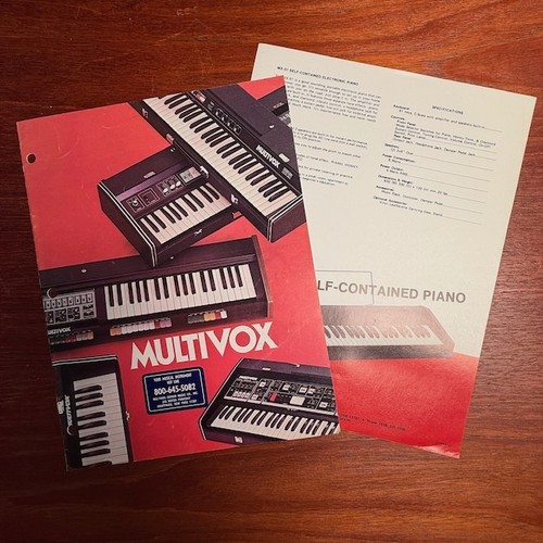 Vintage multivox product - vintage, line