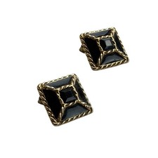 Orecchini CLIP ON quadrati