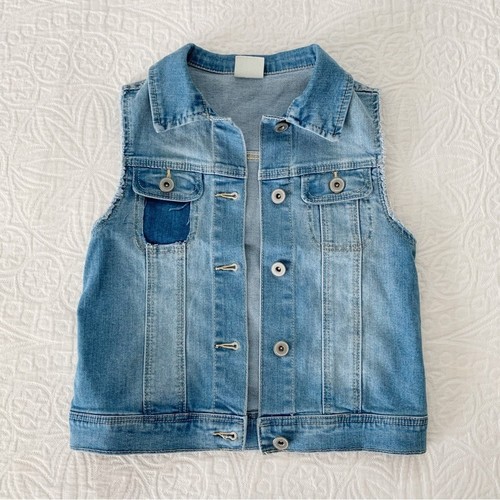 Zara gilet denim - gilet,