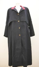 Cappotto loden donna Admont fatto a mano lana vergine blu scuro largo come mantello taglia 44