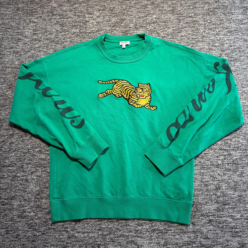 Kenzo paris felpa donna verde - felpa,