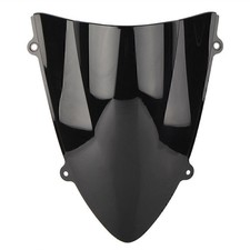 1x Deflettore Parabrezza Nero per Kawasaki Ninja 250R EX250 2008-2012