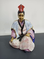 Statua Samurai Porcellana
