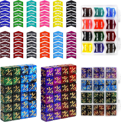 108pcs 12mm mtg 1 - 12mm, gettoni