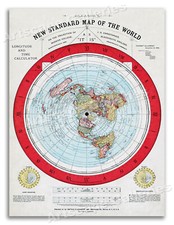 Mappa della Terra Piatta 1892