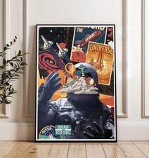 Poster Retro Space Explorer
