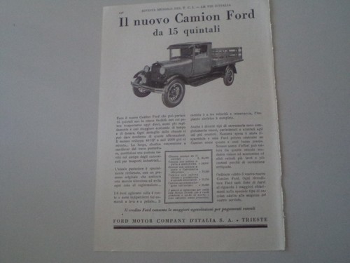 Advertising pubblicità 1929 - advertising,