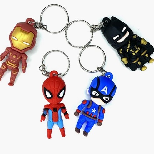 Spiderman gomma portachiavi - 4,
