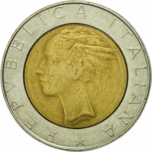 544220 moneta italia - italia,, 500
