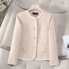 Giacca Tweed Cammello Donna