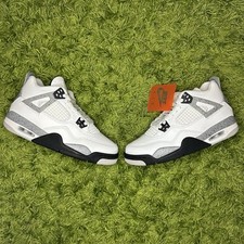 Air Jordan 4 White Cement
