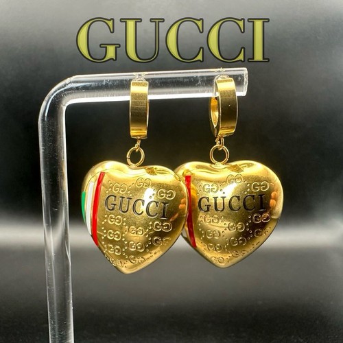 Gucci orecchini cerchio cuore - orecchini,