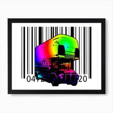 Funny Barcode Animals Art