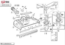 Kit lame set 8 PEZZI GIANNI FERRARI BIEFFEBI piatto 126SA macchina operatrice