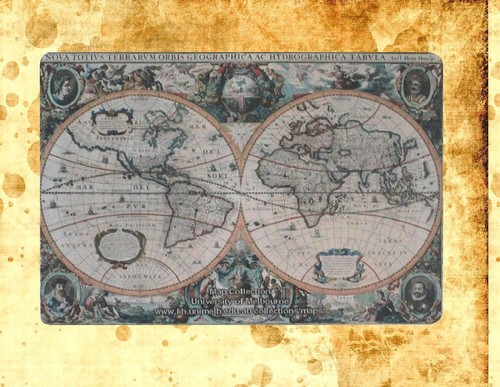 Insegna metallo latta mappa - insegna,