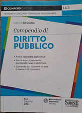 Compendio di Diritto Pubblico Simone editore XIX edizione 2021