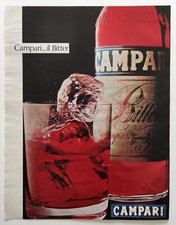 Pubblicita' Campari Il Bitter Red Vintage Advertising Werbung 1983 (R6