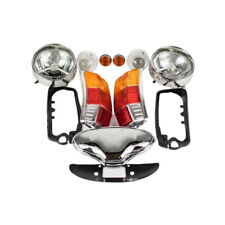 Kit fanaleria completo proiettori fanalini plastiche e frecce per FIAT 500 F L R