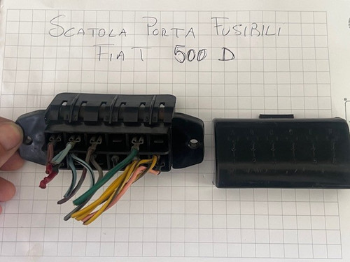 Porta fusibili fiat 500 - porta,