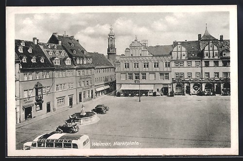 Cartolina weimar tur - /,