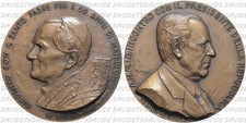 #00357]  VATICANO MEDAGLIA 2001 PAPA GIOVANNI PAOLO II  INCONTRO CON PRESIDENTE
