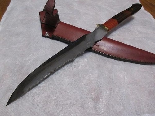 Raro coltello rosso orca - coltello,