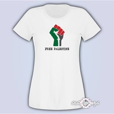  FREE PALESTINE GAZA FREEDOM 2021  T-shirt Female White