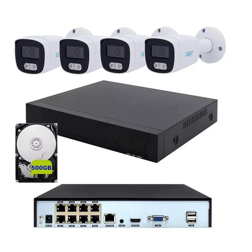 Kit poe nvr mp - ip,
