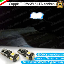 COPPIA LUCI TARGA 5 LED CANBUS