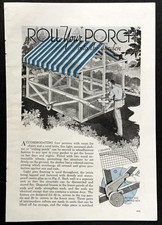 Portico schermato avvolgibile