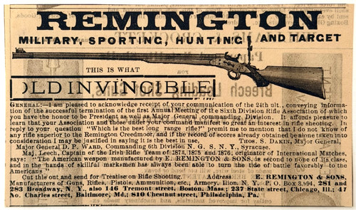 1876 remington old invincible - 1876,