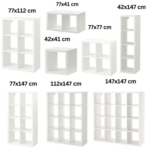 Nuova scaffalatura bianca - , ikea