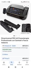 Dinamicamed Pressoterapia 4 Digitale Compact, con Gambali e Fascia Addome 6 Prog