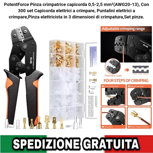 Pinza crimpatrice 5 - crimpatrice, 0,5-2,5