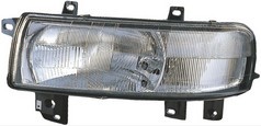 Faro anteriore per nissan - anteriore, sx