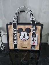 Borsa shopper Topolino effetto paglia Primark nuova etichetta con licenza STOCK LIMITATO