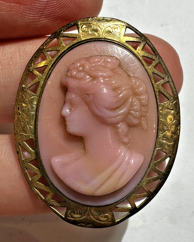 Ovale rosa modellato vetro - ovale,