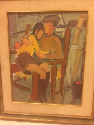 Artista sardo olio - olio, su