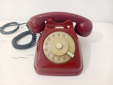Telefono S62 Bordeaux a Disco Anni 70 Numeri Ramati