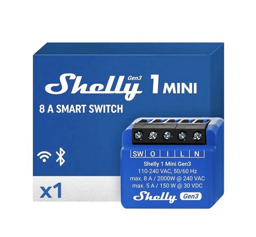 Shelly mini gen3 - shelly, relè