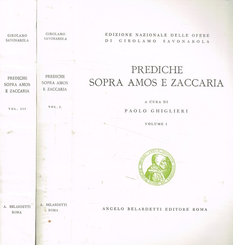 Prediche sopra amos - prediche,