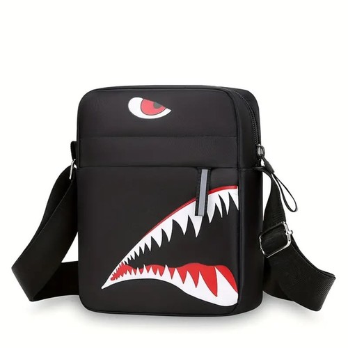 Borsello con squalo - con, shark