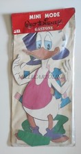 WALT DISNEY GLADSTONE GANDER - Mini Mode, bambola di carta 1979 Gastone