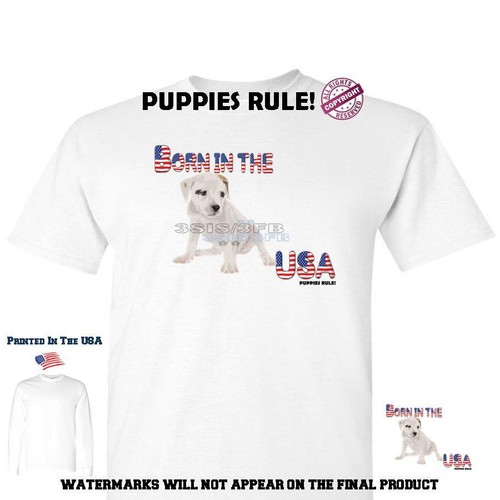 Maglietta grafica puppies rule - maglietta,