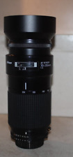 Obiettivo tele Nikon Nikkor af 70-210mm f/4 costante F teleobiettivo + paraluce
